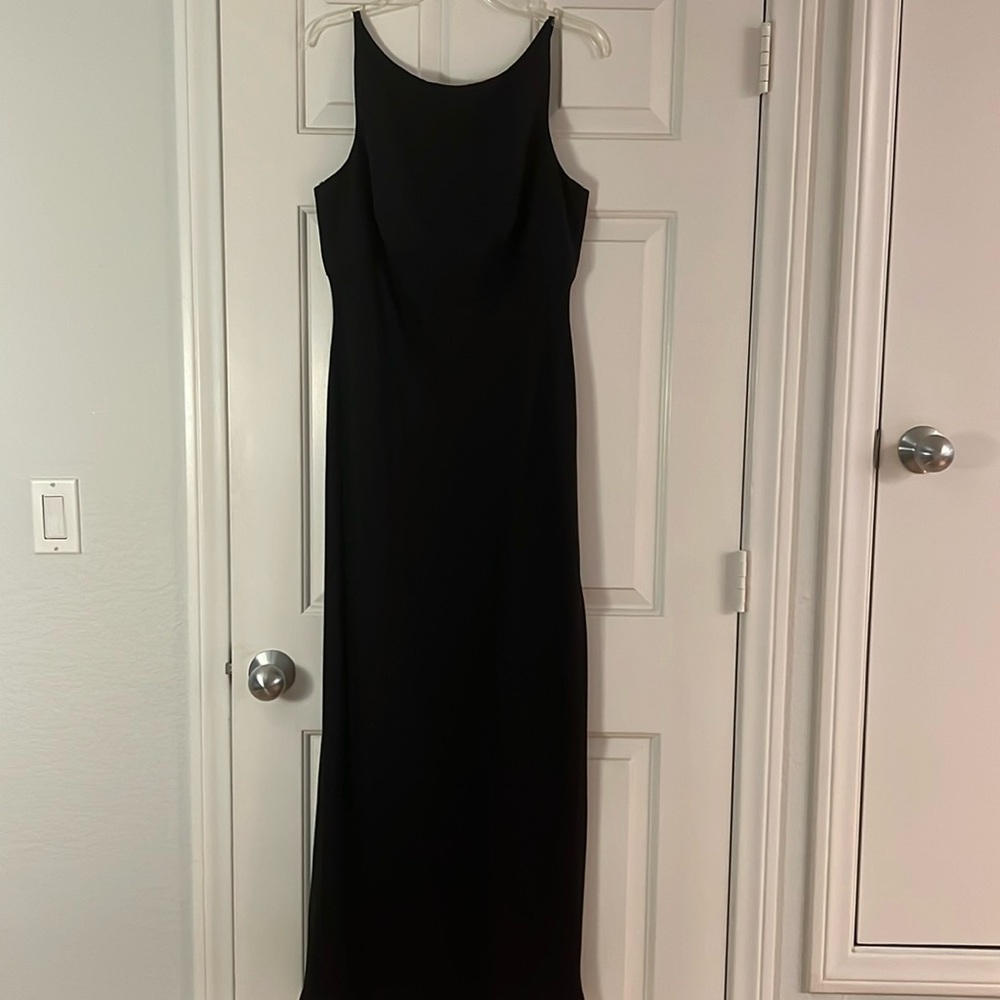 Ann Taylor Elegant Black Maxi Dress